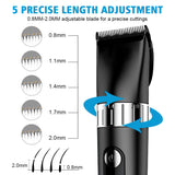 Professional Hair Clippers for Men, ELECTRFIRE Cordless Rechargeable Grooming Kit Professional Hair Trimmer Waterproof for Hair Cutting, LED Display