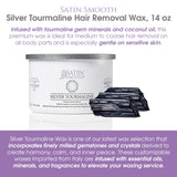 Satin Smooth Silver Tourmaline Hair Removal Wax 14oz. 14oz.