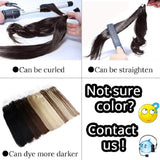 12 Inch Micro Ring Hair Extensions Human Hair Hetto 50Strands #1 Jet Black Remy Micro Beads Link Beads Hair Extension