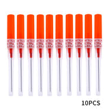 Piercing Needles， 10pcs Ear Nose Piercing Needles IV Catheter Needles for Piercing Sterilised Body (14G-1)