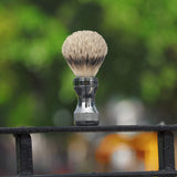 Eminent Shaving Badger Hair Mens Shaving Brush Barber Salon Men Facial Beard Cleaning Shaving-Foam Razor Brush (Silver Tip Badger)