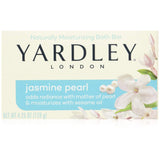 Yardley London Jasmine Pearl Bar Soap, 4.25 oz (Pack of 4)