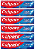 Colgate Cavity Protection Toothpaste with Fluoride - 6 Ounce (Pack of 6)