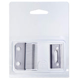 2 Sets Adjustable Clippers Blades, 2 Hole Hair Trimmer Replacement Blade for Wahl 1006, Super Taper #8400 (Silver)