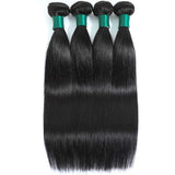 Lizourey Hair Brazilian Virgin Hair Straight Hair One Bundle 10inch 100% Unprocessed Virgin Human Hair Extension Weave Weft Natural Black Color (100+/-5g)/bundle Can be Dyed and Bleached