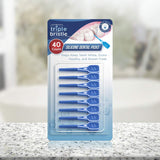 Triple Bristle Dental Picks | Interdental Toothpicks | Safely Removes Food Debris & Stimulates Gums | Gentle Clean | Removes Plaque & Fights Bad Breath | 40 count per pack | 6 pack