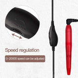 ELEVEN EVER Electric Nail Drill, Professional Portable Nail File Drill Grinder Manicure Pedicure Tools for Polishing, Sanding, Removing Gel and Acrylic Nails (ND-01red)