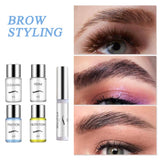 Brow Lamination Kit, Professional Brow Lift Kit, DIY Eyebrow Lamination Kit for Fuller Feathered Eyebrows, Eyebrow Salon at Home, Easy to Use, Long Lasting, Y Brush and Film Included