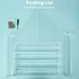 Nail Polish Organizer, Umirokin 6 Tiers Acrylic Organizer Storage Case Display Rack Holders for Ink Nail Polish Essential Oil Cosmetic Dropper Bottle（54-90 Bottles）