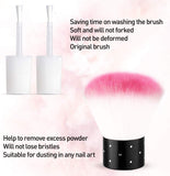 Dip Powder Nail Kit 6 Colors Red Glitter Dipping Powder System Starter Kit Acrylic Dipping System for French Nail Manicure Nail Art Set Essential Kit,Portable Kit for Travel