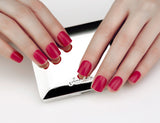 ArtPlus 24pcs x 3 (3-Pack) Deep Rose Glue on False Nails Full Cover Short and Small with Upgraded Super Adhesive Tabs and 2g Spare Glue Press on Fake Nails Set