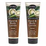 Shikai - Natural Moisturizing Hand & Body Lotion, Softens & Moisturizes Skin with Aloe Vera, Borage Oil & Shea Butter (Coconut, 8 Ounces) | 2-Pack