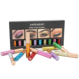 10 Colors Liquid Glitter Eyeliner, Metallic Shimmer Glitter Eyeshadow, Long Lasting Waterproof Sparkling Eyeliner Eye Shadow