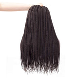 7 Packs 22inches Box Braids Crochet Braids 3X Box Braid Crochet Hair Extension 20 Strands/Pack (22"7Packs,#2)