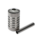 Anself Stainless Steel Tattoo Machine Tube Handle Grips Tip for Tattoo Supplies Body Art Tools