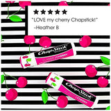 ChapStick Classic Cherry Lip Balm Tubes for Lip Care - 0.15 Oz (Pack of 12)