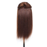 Double Weft 100% Remy Human Hair Clip in Extensions #2 Dark Brown 10''-22'' Grade 7A Quality Full Head Thick Thickened Long Short Straight 8pcs 18clips for Women Fashion 12" / 12 inch 110g