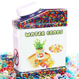 Elongdi Water Beads Pack Rainbow Mix 50,000 Beads Growing Balls, Jelly Water Gel