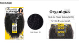 Organique Mastermix Synthetic Clip In 9PCS Extension - COILY BOHO (2 Dark Brown)