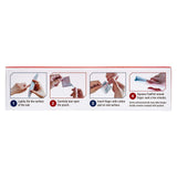 Americanails FastFoils - One Step Nail Polish Remover, Gel Polish Remover Wraps, Lint Free Soak Off Foil Wipe Pads for Acrylic Nails, Professional Foil Thinner Strips, 500ct