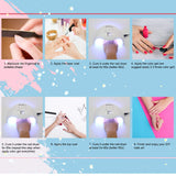 Gel Nail Polish Kit with UV Light - 48W UV LED Nail Dryer Lamp, 8 Pastel Spring Summer Colors Gel Nail Polish Set Starter Kit with Base & No Wipe Top Coat and Manicure Tools by Tecanne