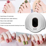 UV LED Nail Lamp, UV Gel Nail Dryer, 72W Portable USB Design Nail Polish LED Light with 3 Timers/Sensor/LCD Display, Professional Nail Art Tools Salon DIY at Home