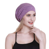 2 Pcs Satin Lined Sleeping Cap for Curly Hair Women,Outer-100% Bamboo Viscose, for Girls