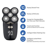 TIKLEAN Electric Razor for Men Head Shaver for Bald Men Grooming Kit Wet Dry Rotary Shavers Nose Hair Beard Trimmer Clippers Facial Cleaning Brush Cordless Waterproof USB Charging Rechargeable