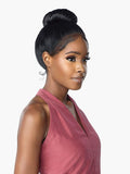 Sensationnel Cloud9 Synthetic 13x4 360 Swiss Lace Wig - AKEELY HIGH BUN (1B Off Black)
