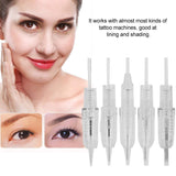 Disposable Eyebrow Tattoo Cartridge Needles Microblading Needle for Faster Coloring with Tattoo 1P 3P 5P 5FP 7FP (50pcs)