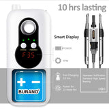 BURANO Rechargeable 35000RPM Electric Nail Drill, Portable E-File with 10 hours Long Life Battery, Nail Drills Machine Electric Grinder Tool for Acrylic Nail, Extension Gel Manicure/Pedicure