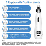 Blackhead Remover Vacuum, Skin Pore Vacuum with 5 Different Strength, 4 in 1 Multi-Functional Pore Suction Blackhead Vacuum