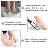 iBazal Professional Pedicure Foot File,Callus Remover for Feet. Foot Scrubber with Ergonomic Design. Stainless Steel Foot Exfoliator for Spa and Pedicure. Pumice Stone for Feet-Black