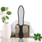 iBazal Professional Pedicure Foot File,Callus Remover for Feet. Foot Scrubber with Ergonomic Design. Stainless Steel Foot Exfoliator for Spa and Pedicure. Pumice Stone for Feet-Black
