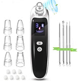 Janolia Blackhead Remover, Pore Vacuum Cleaner with LCD Display and 6 Suction Head, Blackhead Extractor Tool for Blackhead, Whitehead, Acne Removal