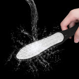 iBazal Professional Pedicure Foot File,Callus Remover for Feet. Foot Scrubber with Ergonomic Design. Stainless Steel Foot Exfoliator for Spa and Pedicure. Pumice Stone for Feet-Black