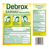 Debrox Earwax Removal Kit, Includes 0.5 oz Earwax Removal Drops and Ear Syringe Bulb