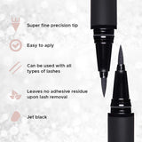 GLAMinfused Adhesive Liquid Liner - Quick Dry, Sweat Proof, Waterproof Eyeliner Pen