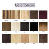 40PCS Tape In Human Hair Extensions Double Side Tape Seamless Skin Weft Invisible Hair Extensions Hightlight Balayage Natural Silk Straight For Women (22'',100g/40pcs,#4 Medium Brown)