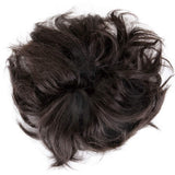 2pcs Hair Bun Extensions Wavy Curly Messy Donut Chignons Hair Piece Wig Hairpiece