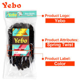 4 pack spring twist crochet braiding hair Ombre Colors Synthetic Hair Extension (#613)