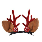 Deer Hairpin Antler Headband Deer Hair Clip For Chritmas Antler Hairpin For Girls Women Deer Hair Clip Gift Decoration