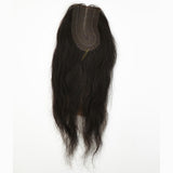 Sensationnel Unprocessed Human Hair Lace Closure Brazilian Bare&Natural (Natural Wavy, Natural Black)