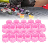 200Pcs Tattoo Ink Cups Honeycomb Shape Pigment Holder Cups Permanent Makeup Supplies Small Pigment Container Tattoo of Body Art Ink