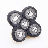 Replacement Rotary Shaver Head Razor Head for JinDing 3/5D Razors (5D, Gold)