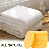 100% Natural Cellulose Compressed Facial Sponges - 50 Count
