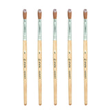 MITINI 100% Pure Kolinsky Sable Hair Acrylic Nail Brush with OVAL Shaped Wood Handle Pro Salon Quality Nail Art Tool For Acrylic Powder Manicure Pedicure - Size #8#10 (size 8)
