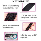 26“ Xpression Pre-stretched Braiding Hair Easy Braid Yaki Soft Synthetic Hair Extensions for Box Braids Twist Crochet Hair (EZ Braiding-6PCS, T4/27#)
