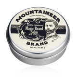 Magic Beard Balm Leave-in Conditioner by Mountaineer Band | Natural Oils, Shea Butter, Beeswax Nourishing Ingredients | 2-oz Citrus & Spice Scent