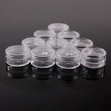 25/50/100 Pcs 5 Gram Size Clear Plastic Empty Cosmetic Containers Pot Jars Eyshadow Container Lot (50pcs)